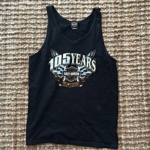 Vintage 2008 Harley-Davidson 105 Years Anniversary Tank Top XL Made in USA